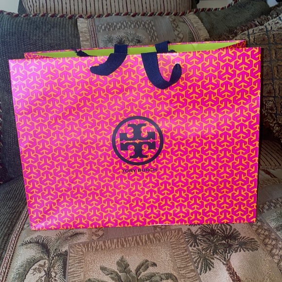 Authentic Large-Sized Tory Burch Shopping Bag - Picture 2 of 7